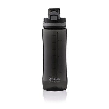 Пляшка для води ARDESTO Purity, 800мл, пластик, чорний AR2280PR фото