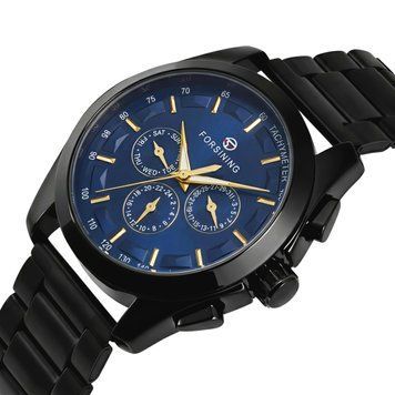 Forsining Walker Limited Blue & Black, 2 ремешка 2355 фото