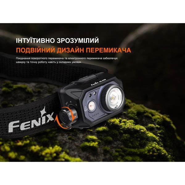 Налобний ліхтар Fenix ​​HL45R LED з безконтактним датчиком 712936 фото