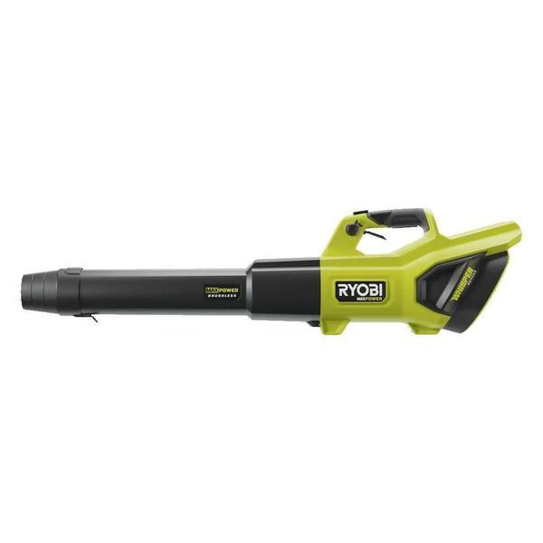 Воздуходув садовый аккумуляторный Ryobi RY36BLXB-0 36В MAX POWER 306 км/ч 1240 м.куб/час 3кг без АКБ и ЗП 5133005646 фото