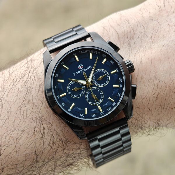 Forsining Walker Limited Blue & Black, 2 ремешка 2355 фото