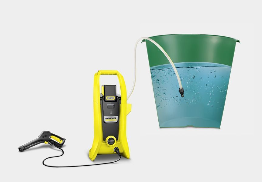 Мінімийка високого тиску Karcher K2 Battery, акумуляторна 18В, 110бар, 340л/год, 4.5кг, без АКБ та ЗП 1.117-200.0 фото