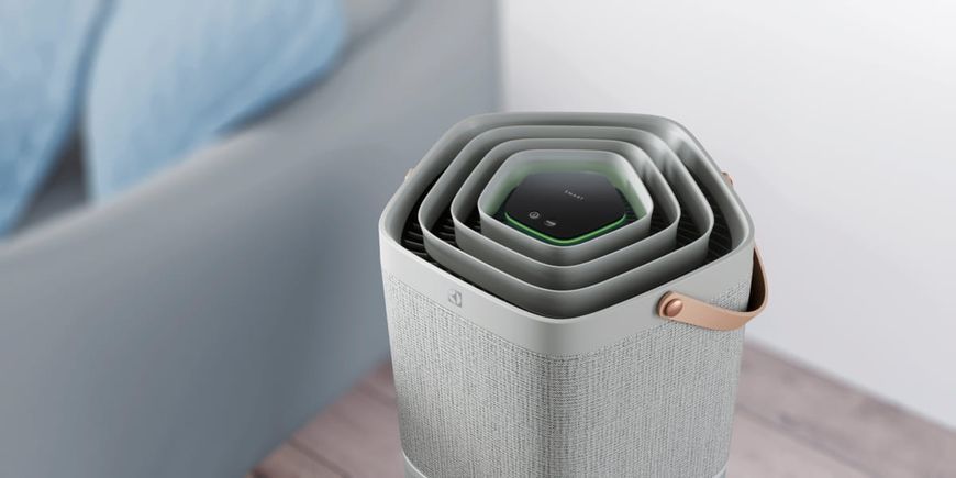 Очисник повітря Electrolux, 92м2, 442м3/год, дисплей, 5-и шаровий HEPA фільтр, Wi-Fi, 9 режимів, сірий PA91-404GY фото