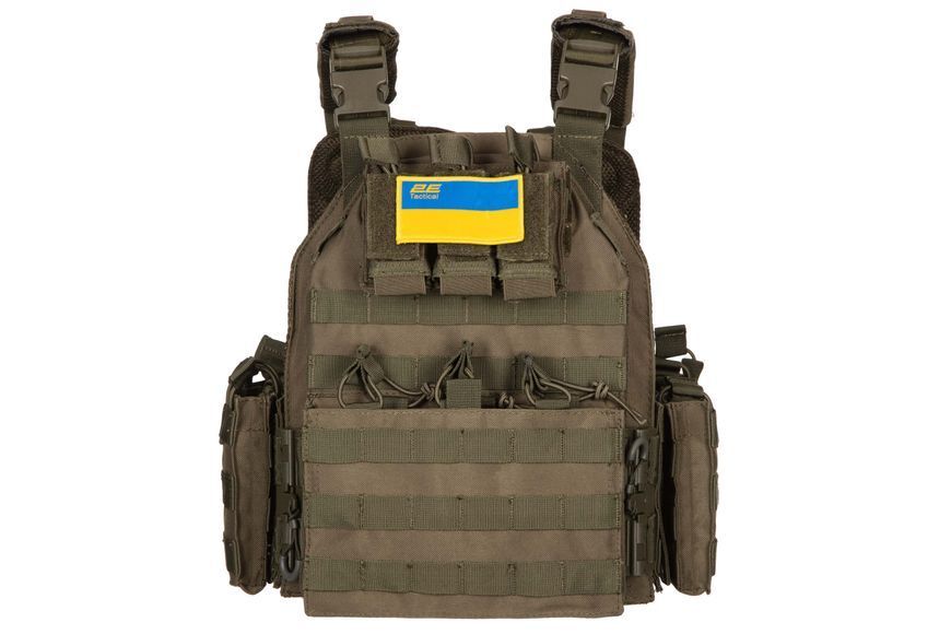 Плитоноска 2E Tactical, Тип 4, Assault, быстрый сброс, зеленая 2E-MILPLACARTYPE4-YA-OG фото