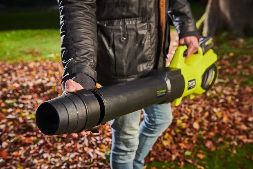 Воздуходув садовый аккумуляторный Ryobi RY36BLXB-0 36В MAX POWER 306 км/ч 1240 м.куб/час 3кг без АКБ и ЗП 5133005646 фото