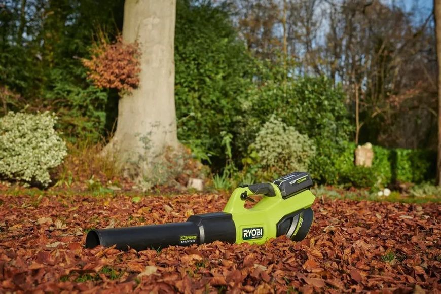 Воздуходув садовый аккумуляторный Ryobi RY36BLXB-0 36В MAX POWER 306 км/ч 1240 м.куб/час 3кг без АКБ и ЗП 5133005646 фото