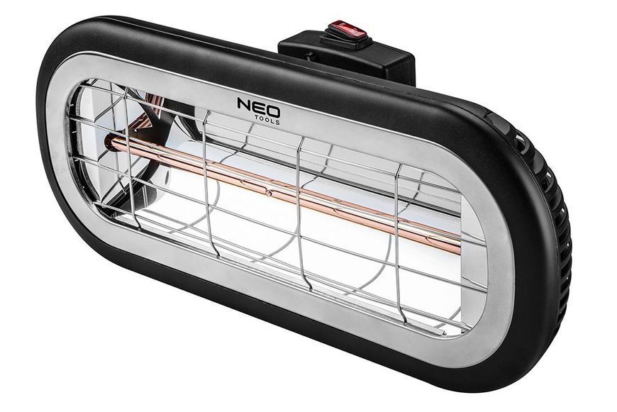 Инфракрасный обогреватель Neo Tools, 2000 Вт, 24м2, 11.5х46х19 см, IP65 90-032 фото