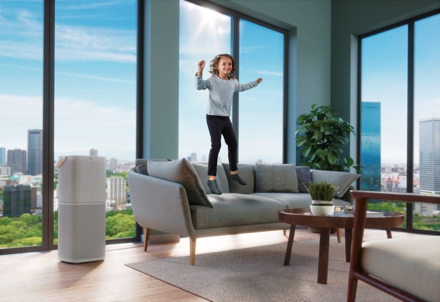 Очисник повітря Electrolux, 92м2, 442м3/год, дисплей, 5-и шаровий HEPA фільтр, Wi-Fi, 9 режимів, сірий PA91-404GY фото