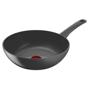 Сковорода ВОК Tefal Renewal, 28см, алюміній, бакеліт, сірий C4261943 фото