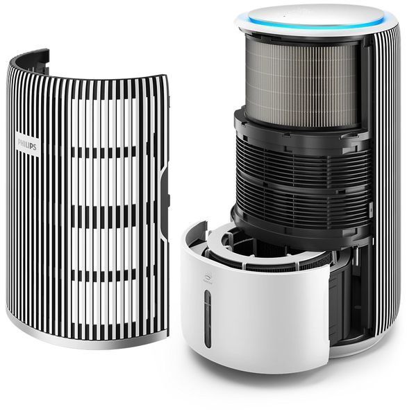 Воздухоочиститель Philips Series 3400, 78м2, 300м3/час, 3-х слой HEPA фильтр +угольный фильтр, Wi-Fi, 5 режимов, белый AC3420/10 фото