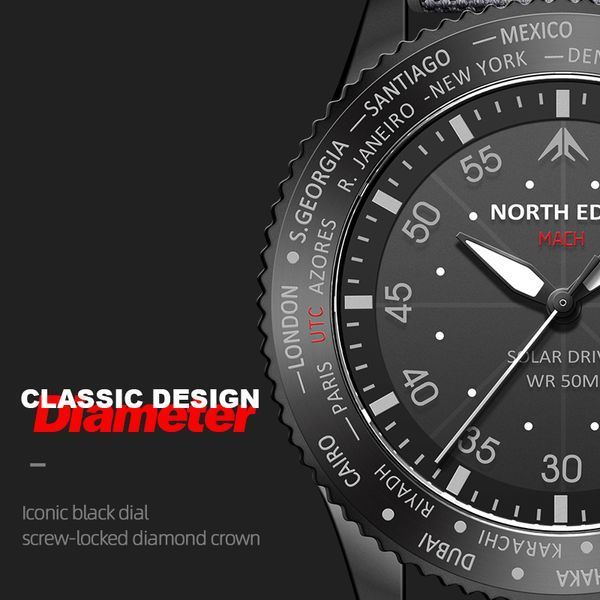 Годинник North Edge Mach Brown 1877 фото