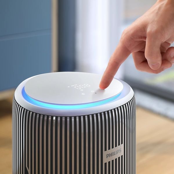 Воздухоочиститель Philips Series 3400, 78м2, 300м3/час, 3-х слой HEPA фильтр +угольный фильтр, Wi-Fi, 5 режимов, белый AC3420/10 фото