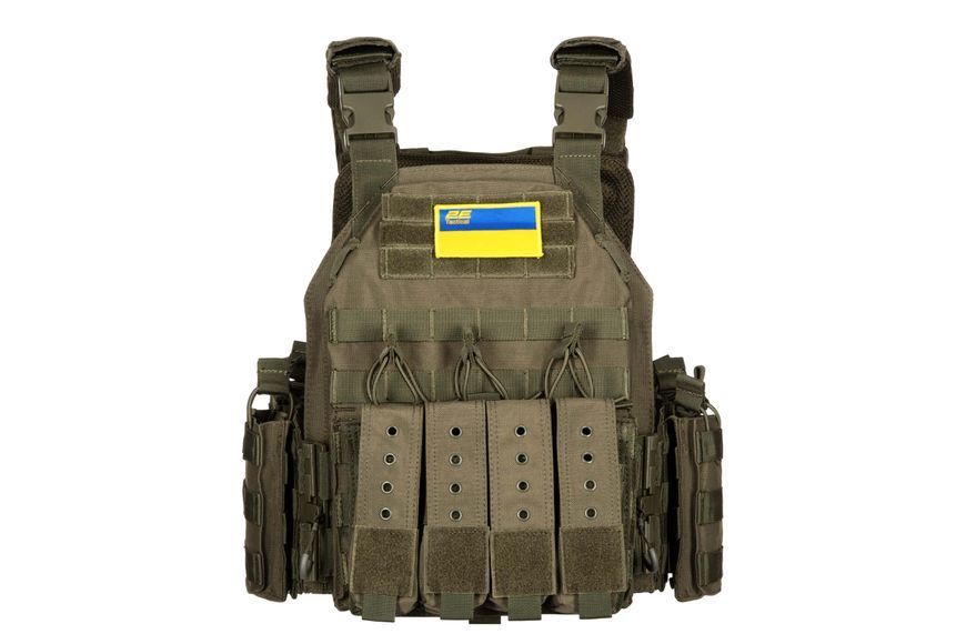 Плитоноска 2E Tactical, Тип 3, Combat, быстрый сброс, зеленый 2E-MILPLACARTYPE3-YC-OG фото