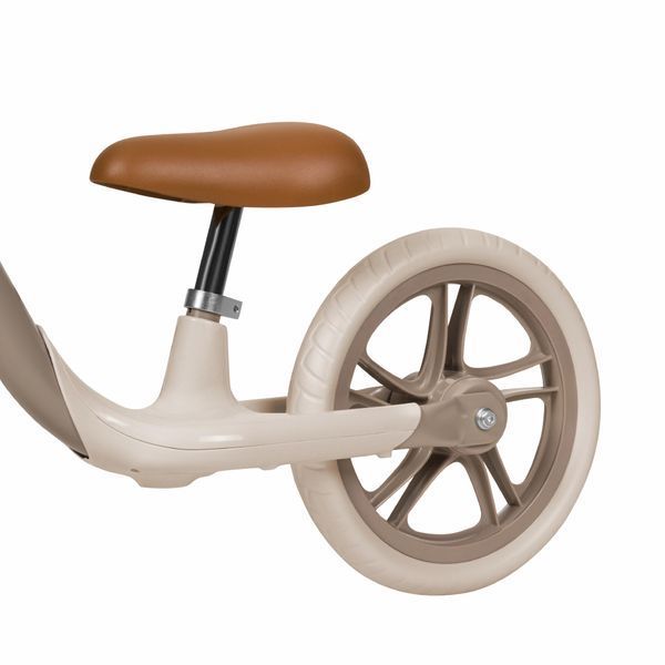 Беговел Lionelo Alex Plus Beige Sand &mdash; Бежевый детский беговел от 3 лет, колеса EVA, корзина и звоночек, легкая рама 82359408 фото