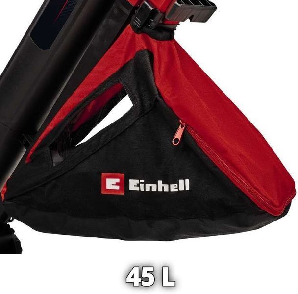 Пылесос садовый аккумуляторный Einhell VENTURRO 36/240, 36В, PXC, 8000-15000 об/мин, 740 м3/час, 240 км/ч, 45 л 3433640 фото