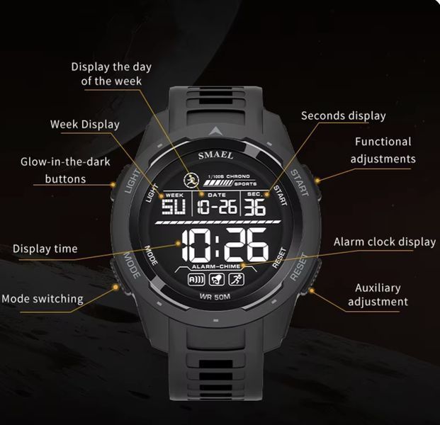 Годинник Smael Brutto Pro 1797 фото
