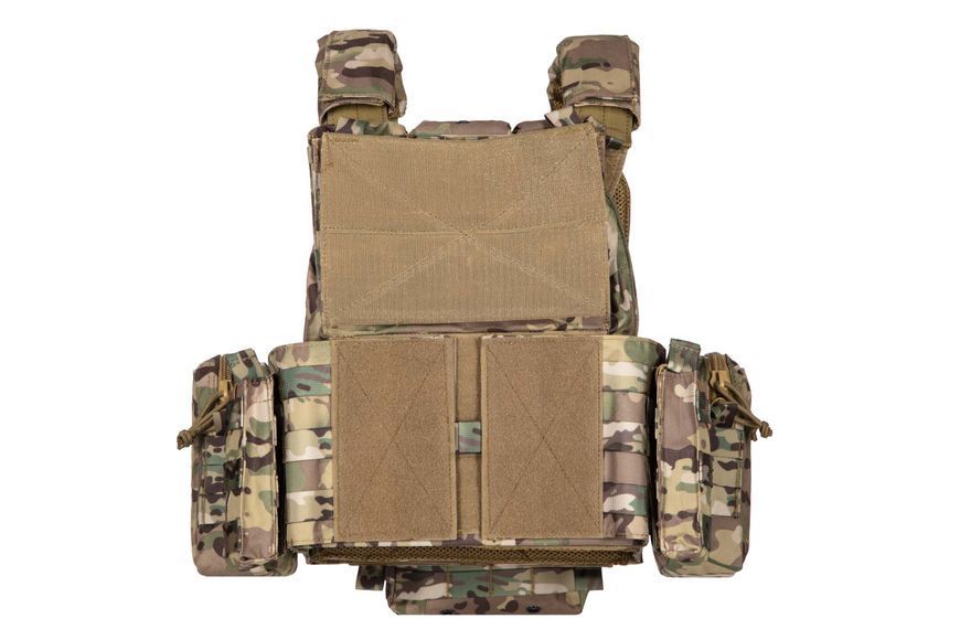 Плитоноска 2E Tactical, Тип 5, с карманами для боковой защиты, камуфляж 2E-MILPLACARTYPE5-Y2-CC фото