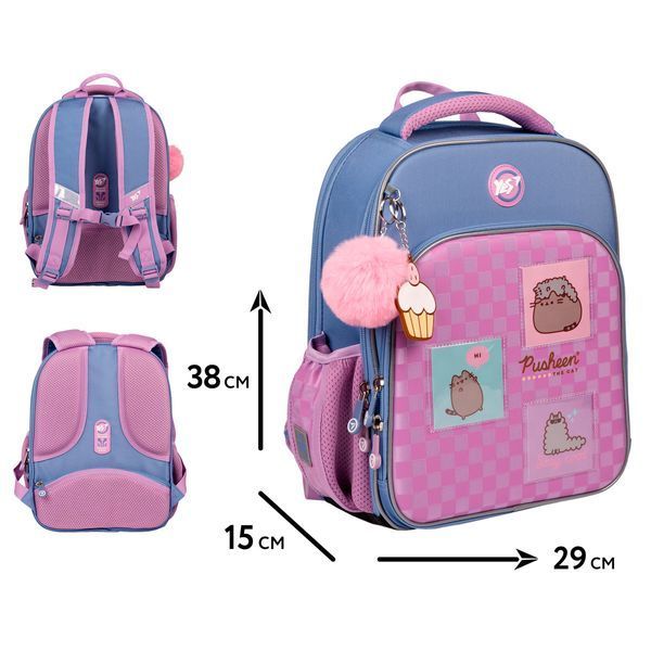 Рюкзак школьный каркасный YES Pusheen Playful S-78 559864 фото