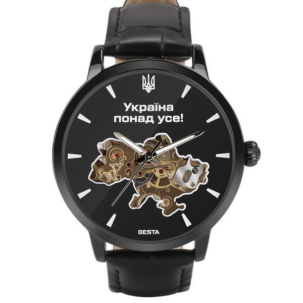 Часы Besta Skeleton UA Black 1594 фото