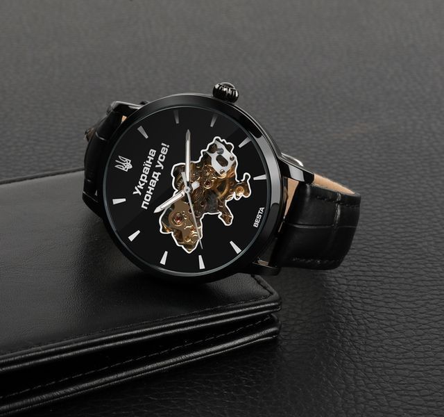 Часы Besta Skeleton UA Black 1594 фото