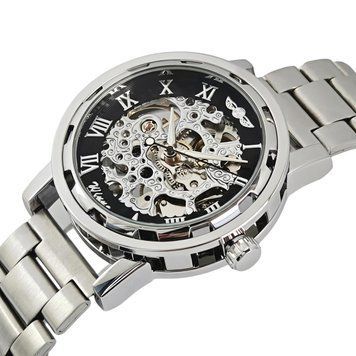 Winner Black Pure Silver, 2 ремешка 2307 фото