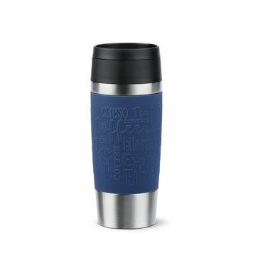 Термочашка Tefal Travel Mug Classic, 360мл, нержавіюча сталь, синій N2020310 фото