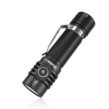 Ліхтар ручний Wurkkos WK-03 TIR Luminus SST40 1800 лм USB Type-C з акумулятором Wurkkos 3000 mAh Чорний 719925 фото