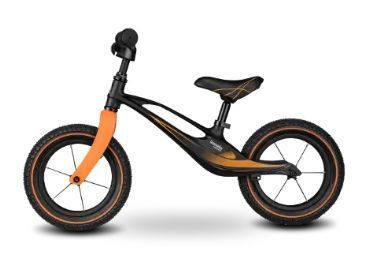 Біговел Lionelo Bart Air Sporty Black (Чорний) &mdash; Дитячий беговел з надувними колесами 12", магнієва рама 21201452 фото