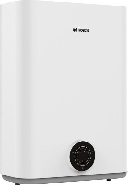 Водонагреватель электрический плоский слим BOSCH Tronic 3500, 80л, 1.5кВт, универсальный монтаж, электронное управление, B, белый 7736507293 фото