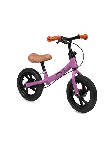 Беговел MoMi BREKI Purple &mdash; Фиолетовый детский беговел от 3 лет, сверхлегкий 2.25 кг, колеса EVA, стальная рама 116845150 фото