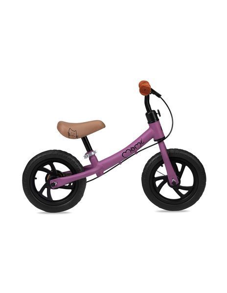 Беговел MoMi BREKI Purple &mdash; Фиолетовый детский беговел от 3 лет, сверхлегкий 2.25 кг, колеса EVA, стальная рама 116845150 фото