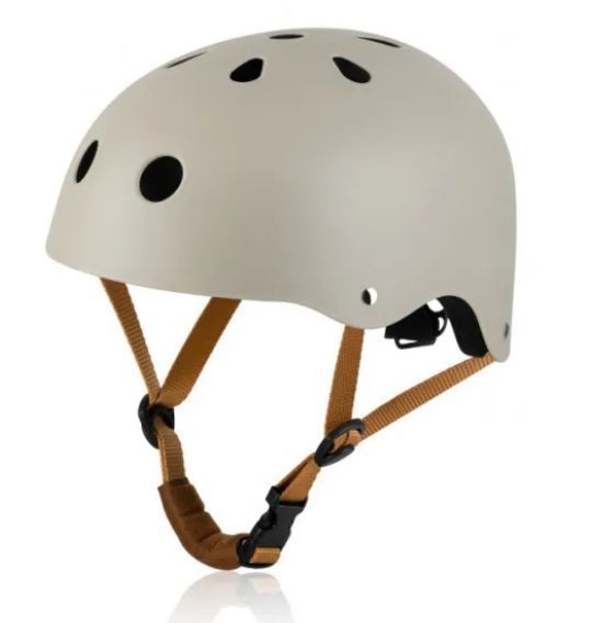Детский велосипедный шлем Lionelo Helmet Beige Sand 86228703 фото
