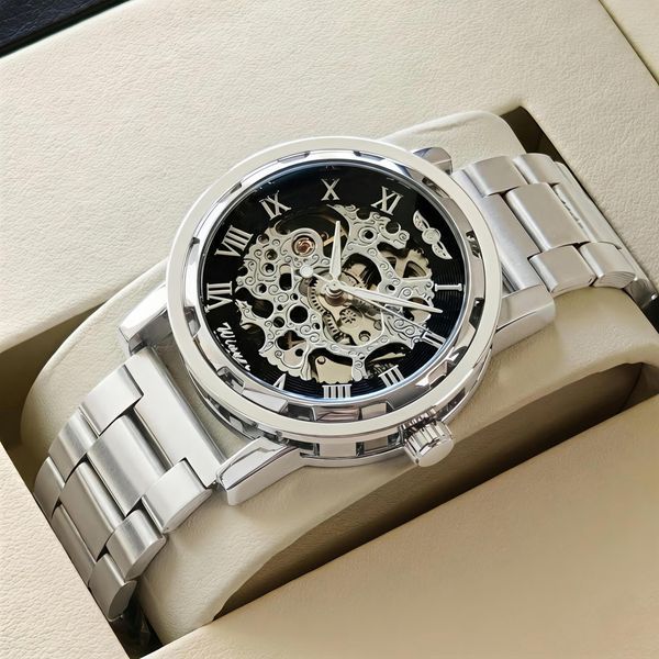 Winner Black Pure Silver, 2 ремешка 2307 фото