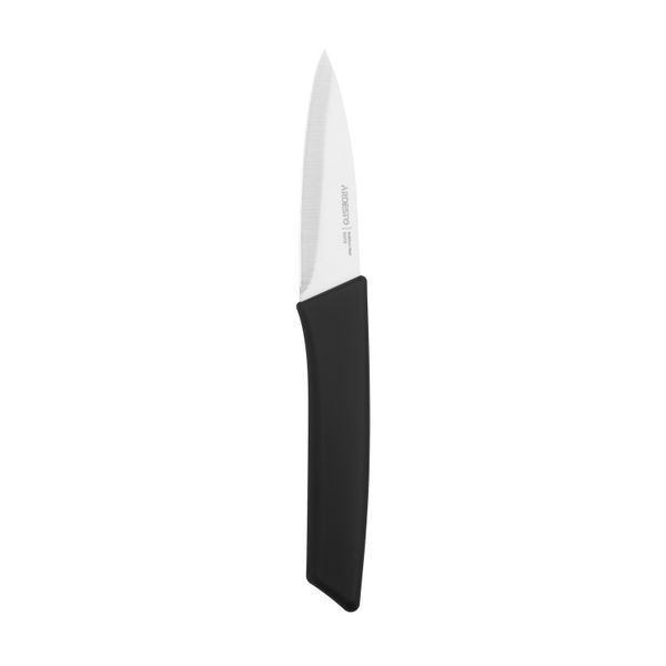 Кухонный нож для овощей ARDESTO Gemini Gourmet, 9.5см, нержавеющая сталь, пластик, черный AR2035SB фото