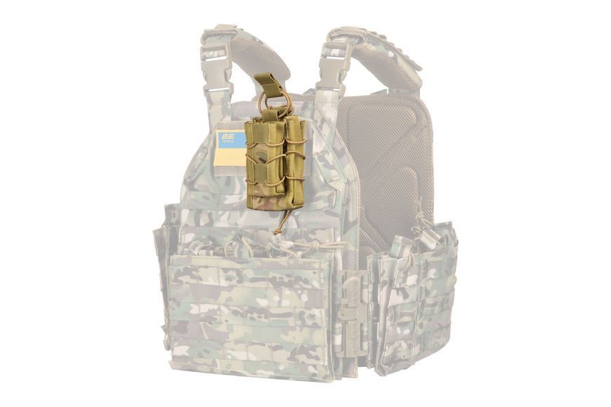 Тактичний подвійний чохол, камуфляж 2E Tactical 2E-MILTACDPOUCH-Y-CC фото