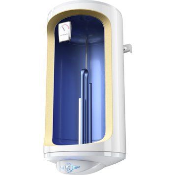 Водонагреватель электрический Tesy Anticalc Slim круглый слим GCV 503816D B14 TBRC, 50л, 1,6кВт, сухой тен, механическое управление, C, белый 304846 фото