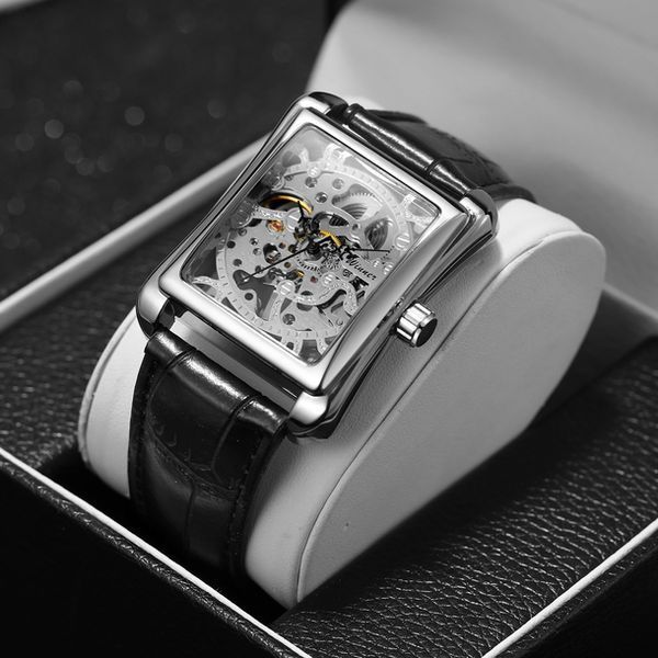 Годинник Winner Square Silver 1414 фото