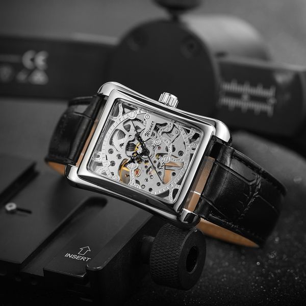 Годинник Winner Square Silver 1414 фото