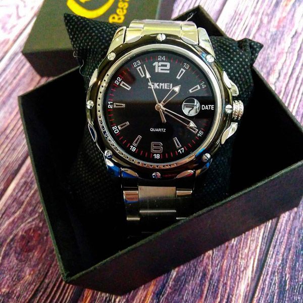 Skmei Robby Elastic Black, 2 ремінці 2284 фото
