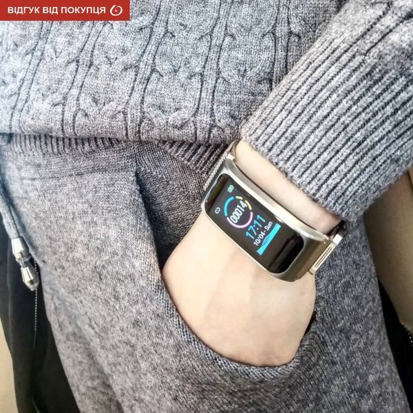 Годинник Smart Mioband PRO Silver 5056 фото