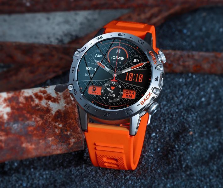 Smart-часы Smart Delta K52 Silver Orange 1641 фото