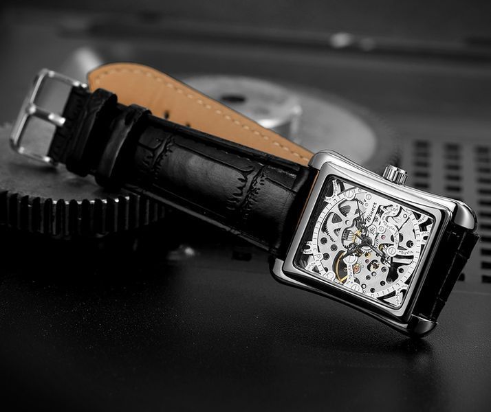 Годинник Winner Square Silver 1414 фото