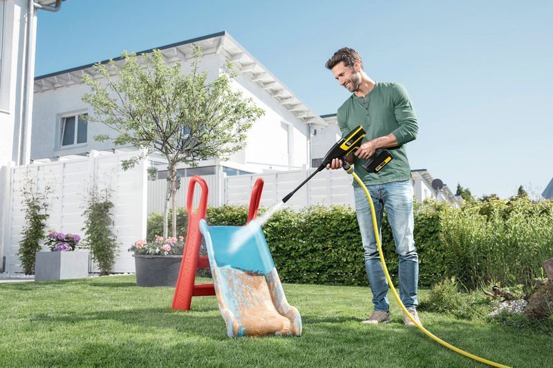 Минимойка низкого давления Karcher KHB 6 Battery, аккумуляторная, 24бар, 200л/ч, вес 1.3кг, без АКБ и ЗП 1.328-010.0 фото