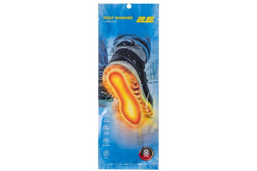 Химическая грелка для ног размер L (265 мм), до 8 часов &ndash; 20 пар 2E Tactical 2E-NAFW8L-DB фото