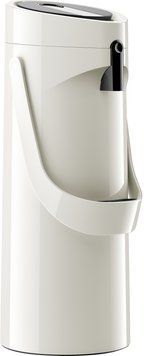 Термос Tefal Ponza Pump, 1.9л, пластик, скло, білий K3140214 фото