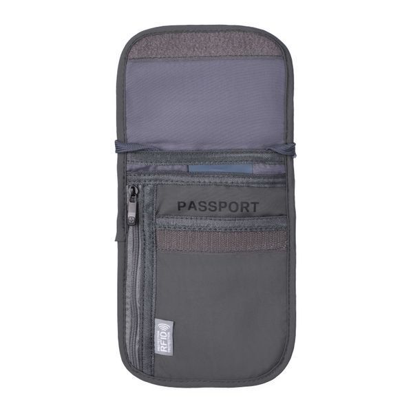Кошелек на шею Wenger Neck Wallet with RFID pocket, серый 604589 фото