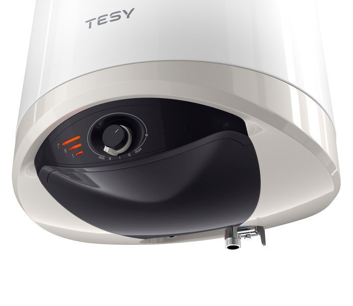 Водонагреватель электрический Tesy Modeco Ceramic S круглый с теплообменником GCV6S 804724D C21 TS2RCP, 80л, 2,4кВт, сухой тен, механическое управление, B, белый 303560 фото