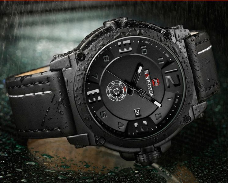 Часы Naviforce Plaza Black NF9099 1225 фото