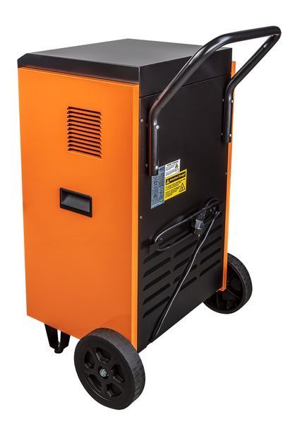 Осушувач повітря промисловий Neo Tools 950Вт, 250м2, 400 м3/год, 70л/добу, безперервний злив, LCD дисплей, програмування часу роботи, IP22 90-161 фото