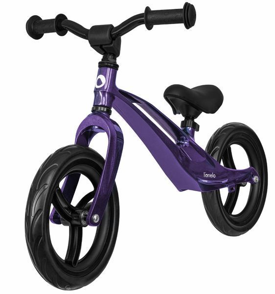 Беговел Lionelo Bart Purple Amethyst &mdash; Фиолетовый магниевый беговел от 2 лет, сверхлегкий 3 кг, колеса EVA 82361045 фото